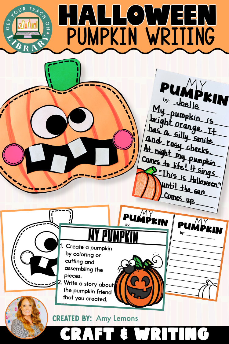 Halloween Pumpkin Craft and Writing Activity | Create a Pumpkin