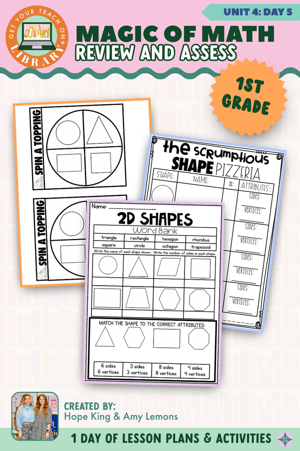 1st Grade Magic of Math Unit 4 Day 5: Review and Assess by Hope King, Amy Lemons and Get Your Teach On