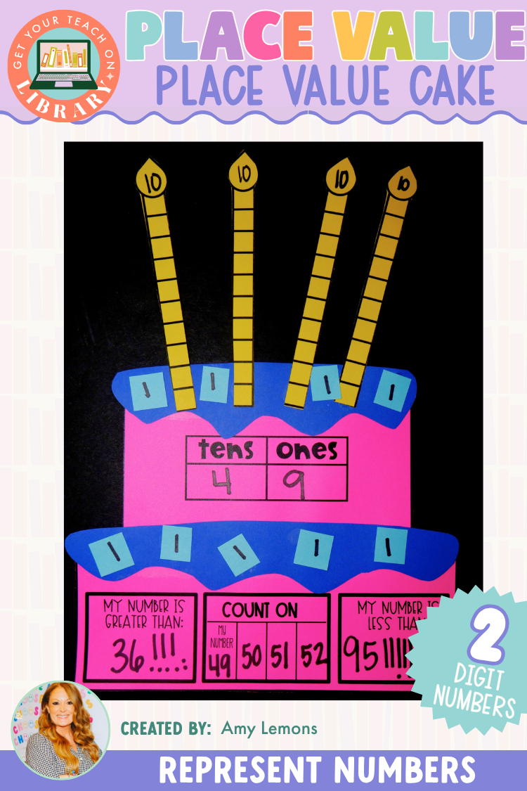 Two-Digit Place Value Party Activity: Place Value Cake Craft