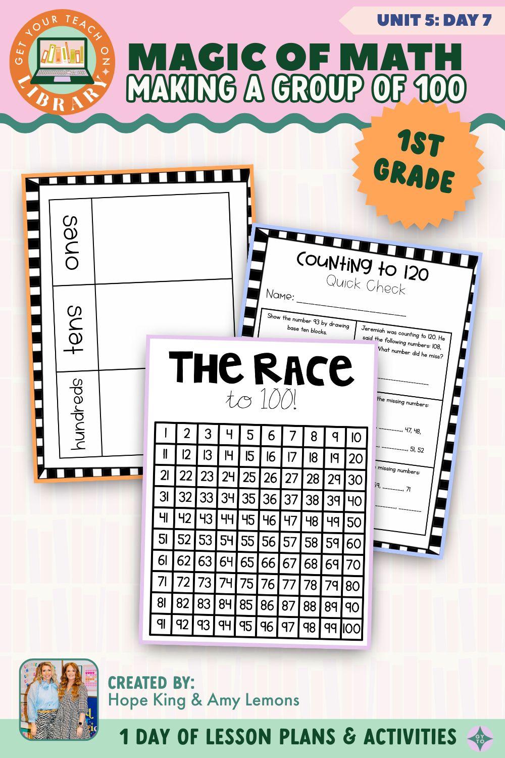 1st Grade Magic of Math: Unit 5 Day 7 Making a Group of 100