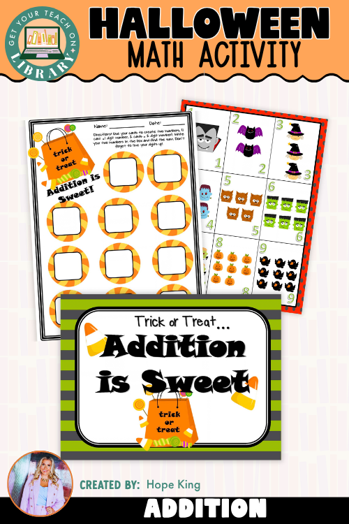 Halloween Addition Math Center | Addition Is Sweet