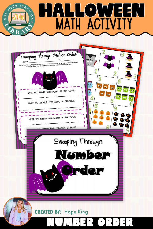 Halloween Ordering Numbers Math Center | Least to Greatest & Greatest to Least