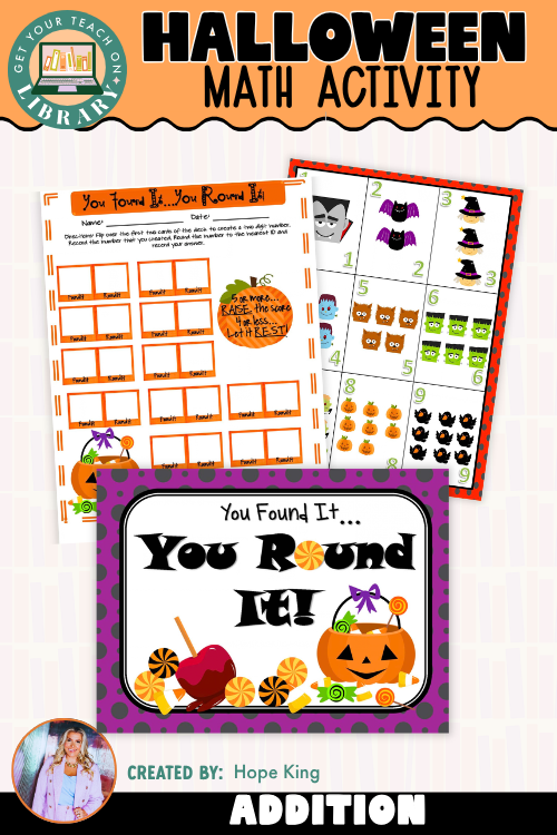 Halloween Rounding to the Nearest 10 Math Center | You Found It, You Round It