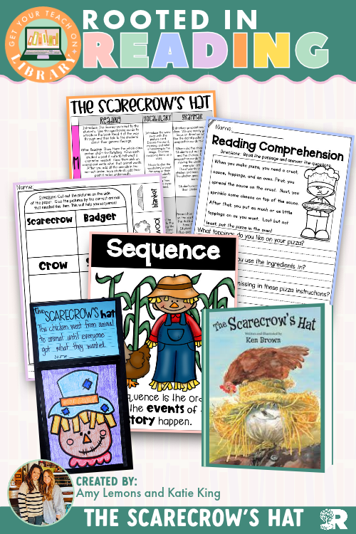 Rooted in Reading: The Scarecrow's Hat Read Aloud Activities | Reading Comprehension for Retelling