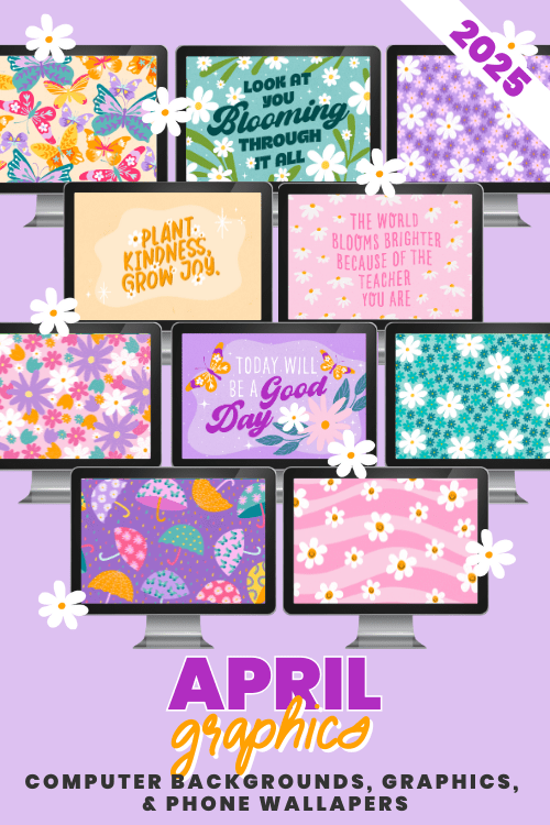 April Classroom Graphics Collection (2025) - GYTO Collective - Get Your Teach On