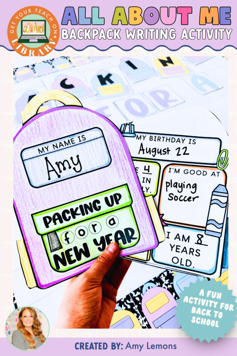 Back to School All About Me Bag Craft: First Week Get To Know You Activity - Shop GYTO - Get Your Teach On