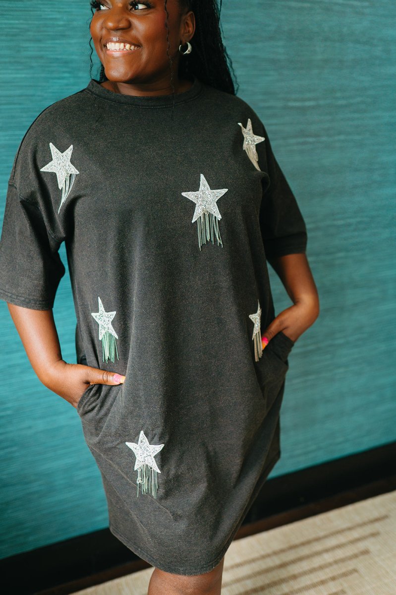 Black Star Dress - GYTO Collective - Get Your Teach On
