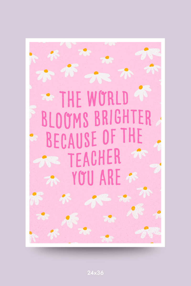 Blooms Brighter Poster - GYTO Collective - Get Your Teach On