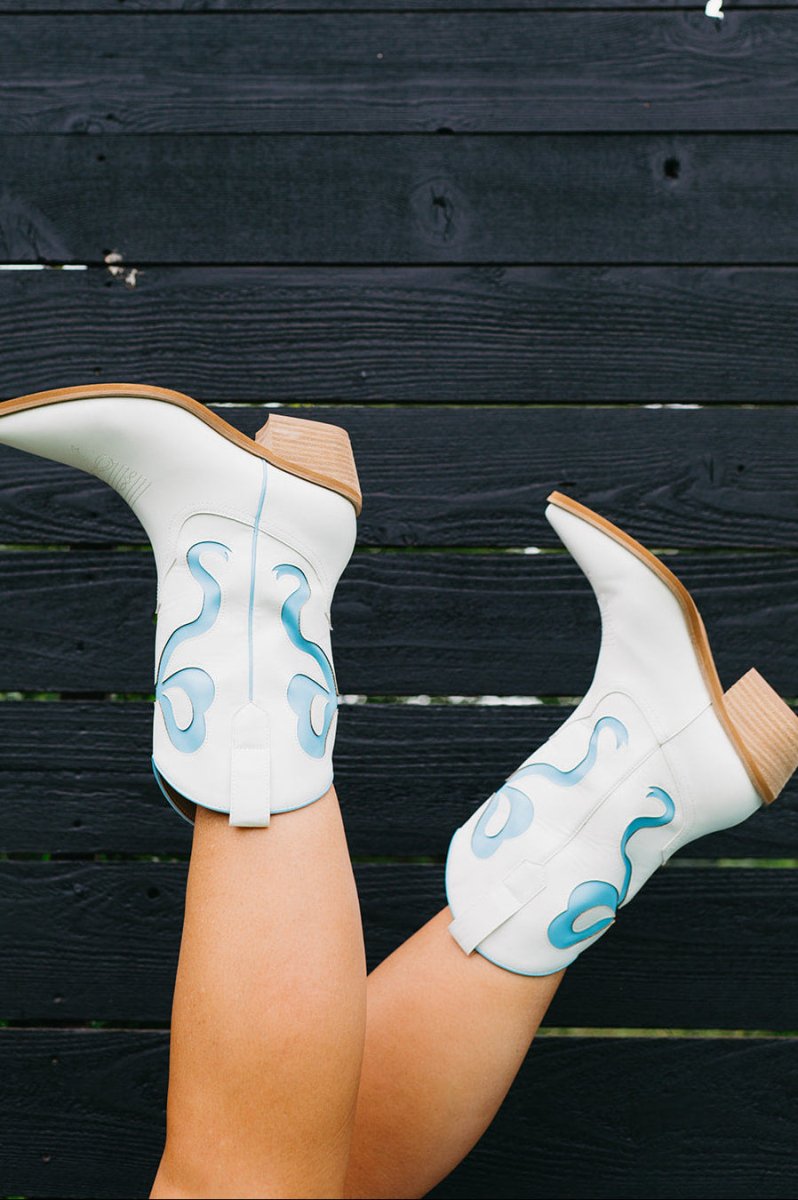 Blue Bow Boots - GYTO Collective - Get Your Teach On