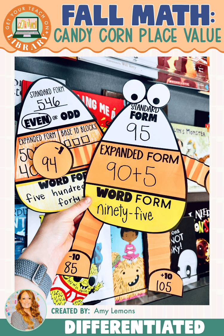 Candy Corn Place Value Craft | 2-Digit, 3-Digit, 4-Digit Numbers - Shop GYTO - Get Your Teach On