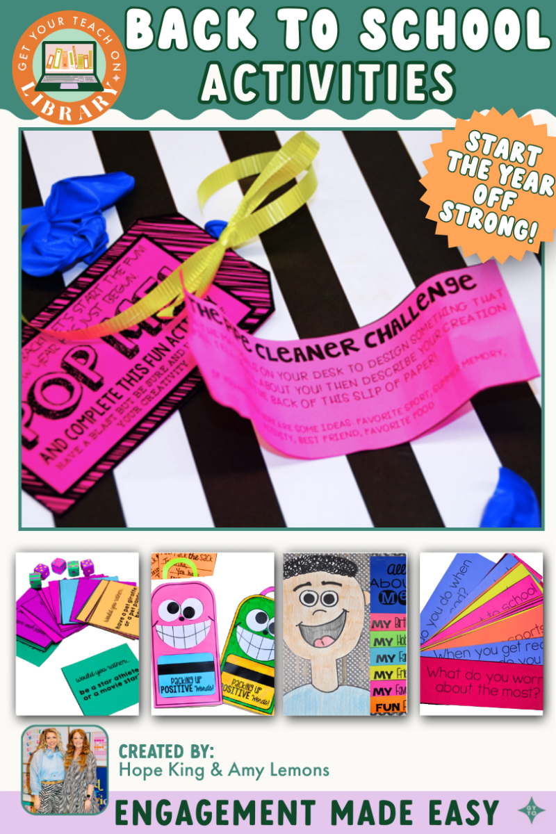 Engagement Made Easy: Back to School Activities & First Week of School ...