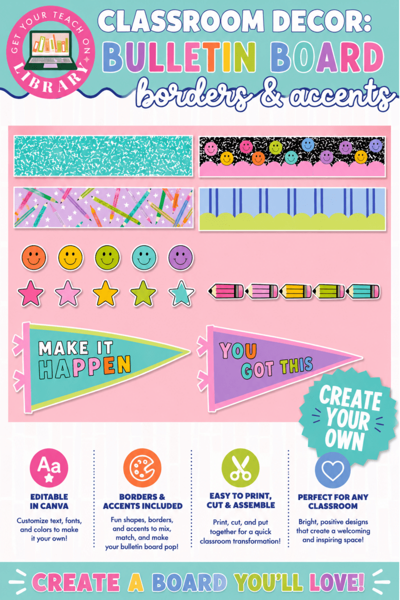 GYTO Classroom Decor: Bulletin Board Borders and Accents | Bright Classroom Decor - Shop GYTO - Get Your Teach On