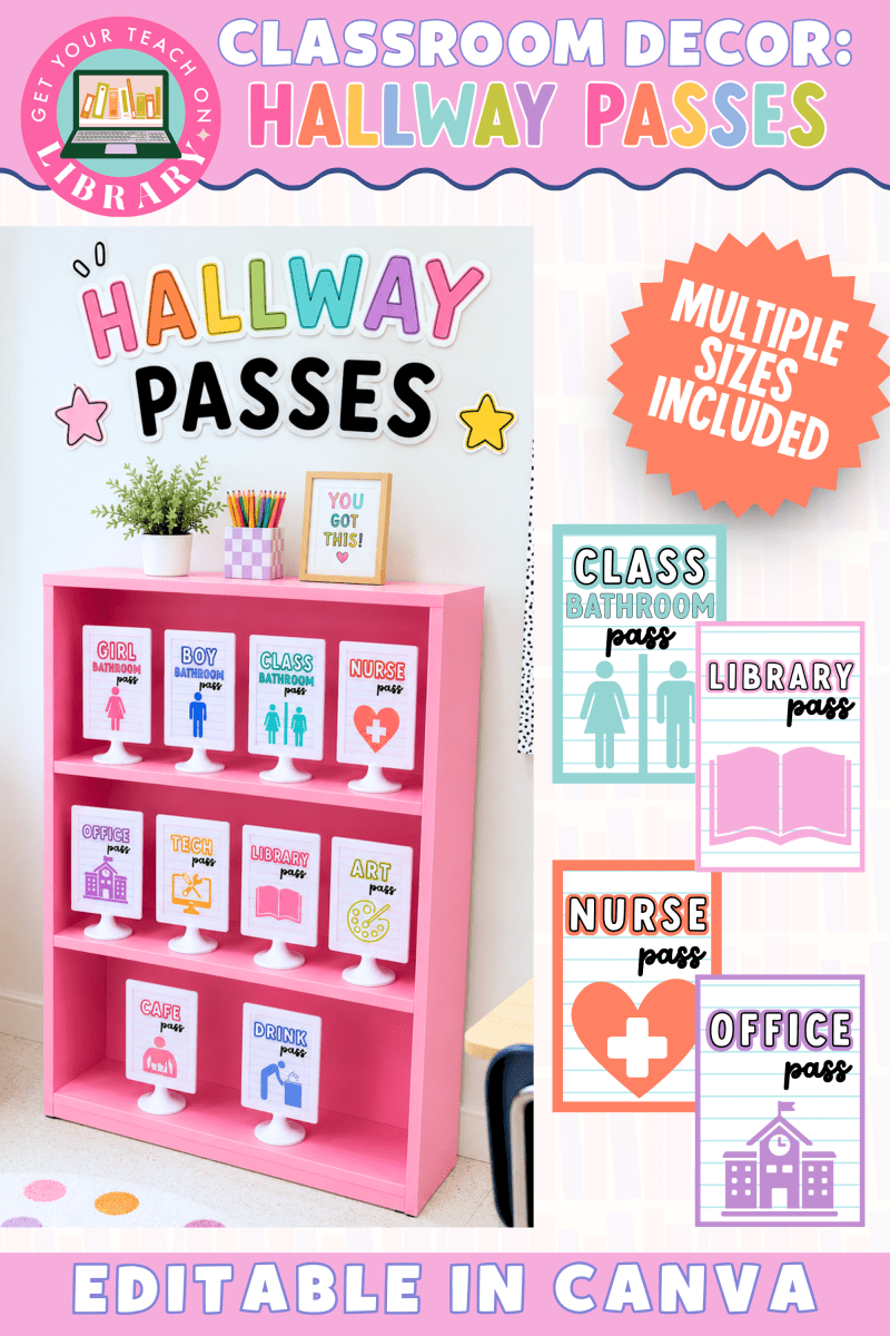 GYTO Classroom Decor: Hallway Passes | Bright Classroom Decor – Shop GYTO