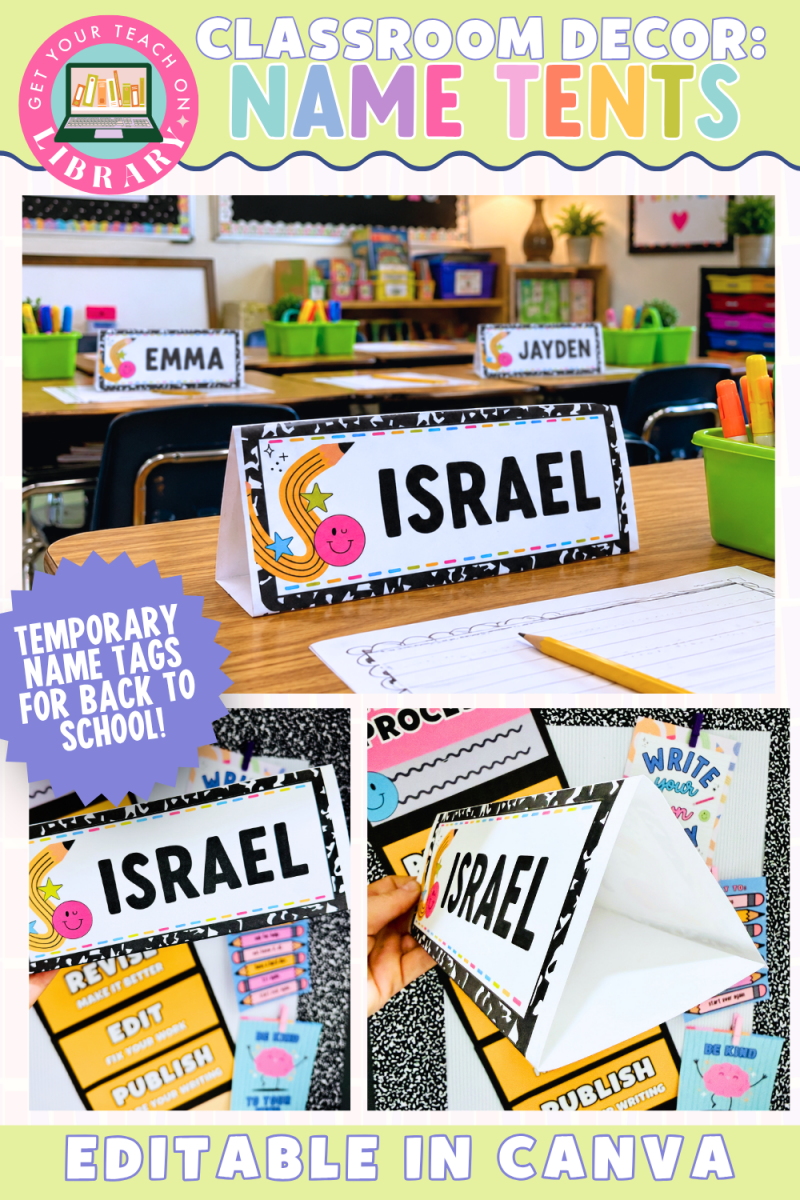 GYTO Classroom Decor: Student Name Tents | Bright Classroom Decor - Shop GYTO - Get Your Teach On