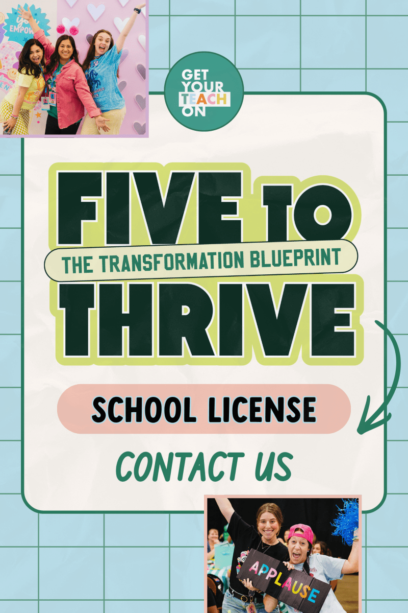 GYTO's Five to Thrive Transformation Blueprint - Shop GYTO - Get Your Teach On