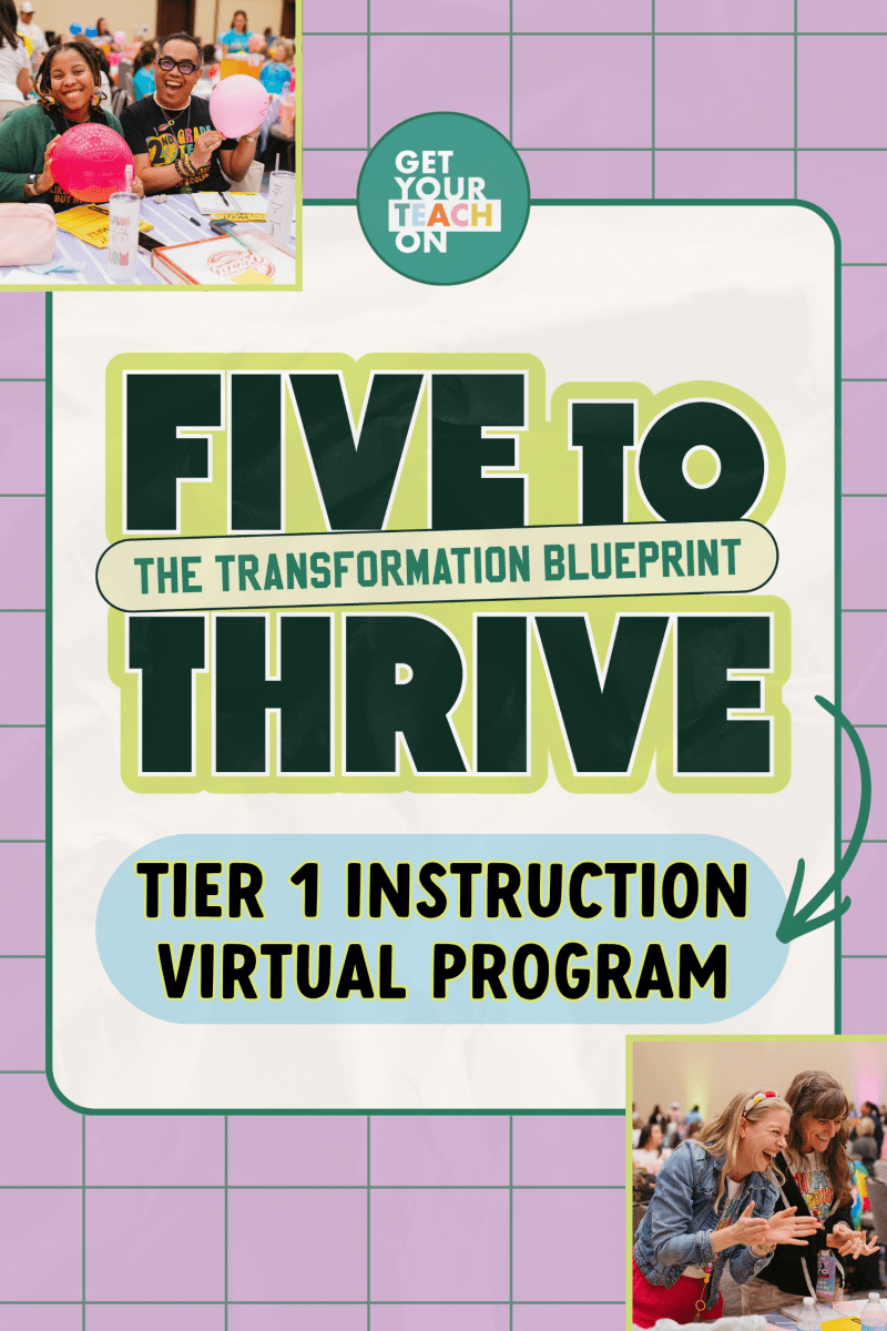 GYTO's Five to Thrive Transformation Blueprint - Shop GYTO - Get Your Teach On
