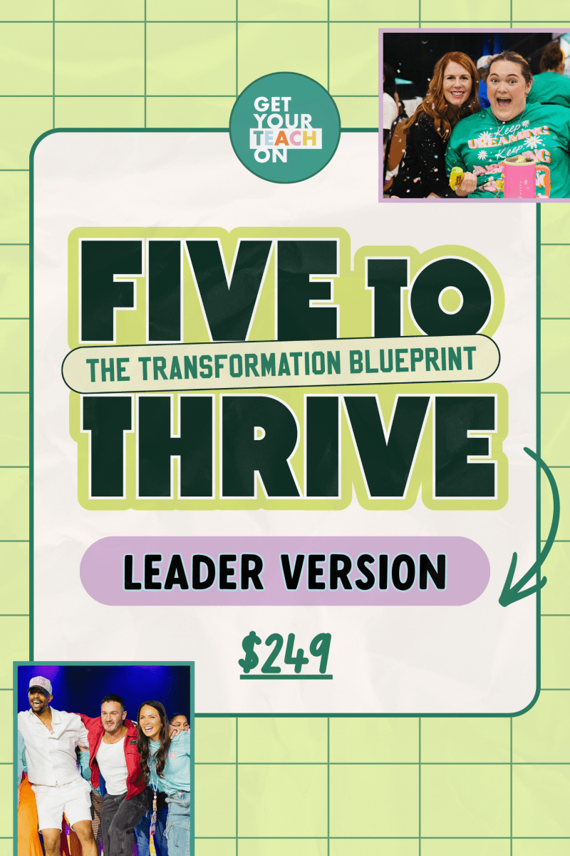 GYTO's Five to Thrive Transformation Blueprint - Shop GYTO - Get Your Teach On