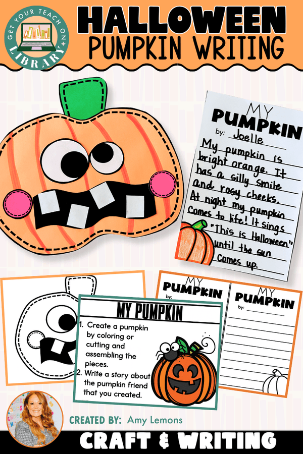 Create a Pumpkin: Halloween Craft & Writing Activity – writing resource by Amy Lemons and Get Your Teach On