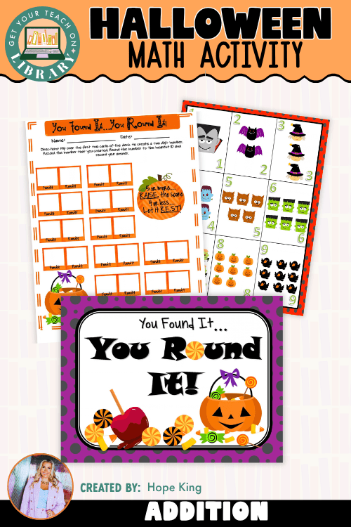 Halloween Rounding to the Nearest 10 Math Center | You Found It, You Round It - Shop GYTO - Get Your Teach On