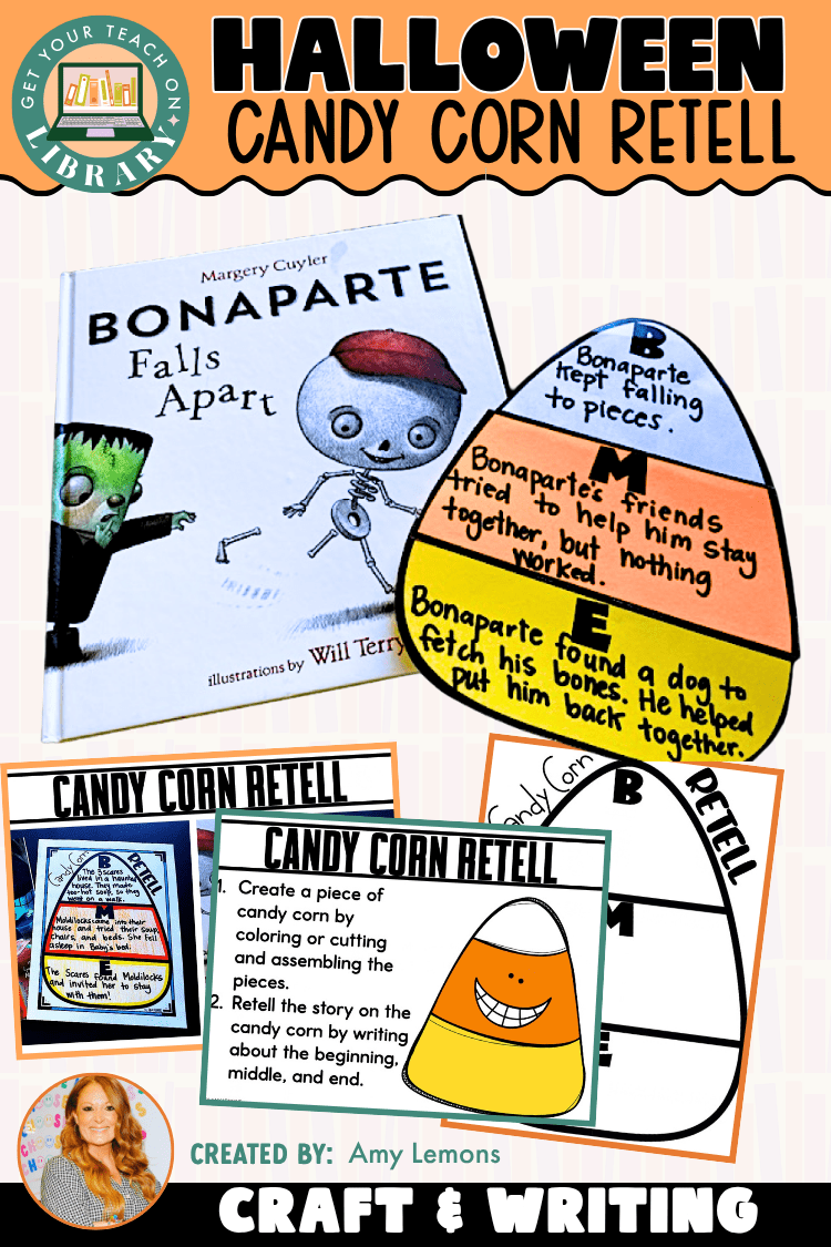 Halloween Story Retell Activity | Candy Corn Beginning Middle End Craft - Shop GYTO - Get Your Teach On