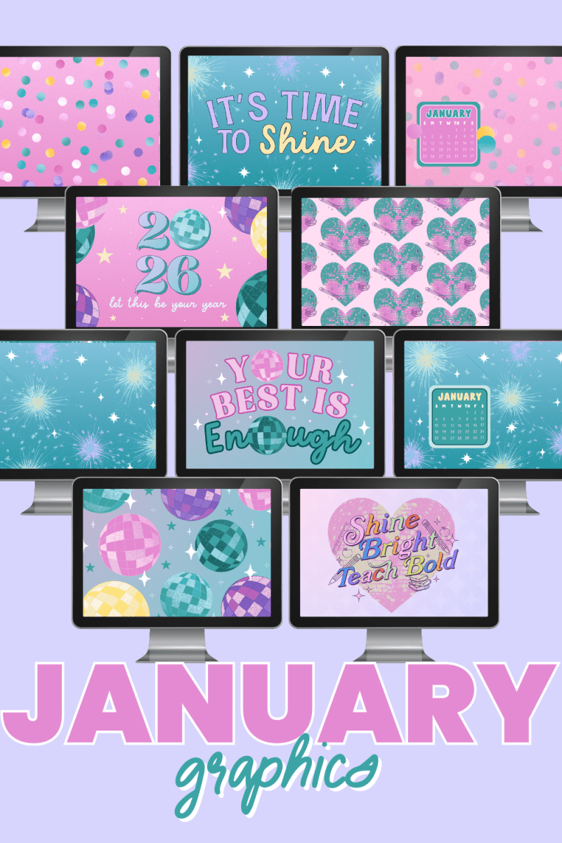 January Classroom Graphics Collection (2026) - Shop GYTO - Get Your Teach On