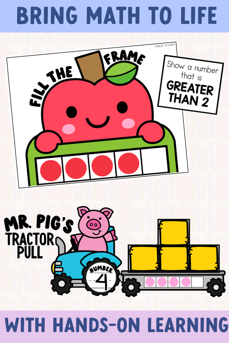 Kindergarten Magic of Math: Comparing Numbers, Equal Numbers 0 - 5 - Shop GYTO - Get Your Teach On