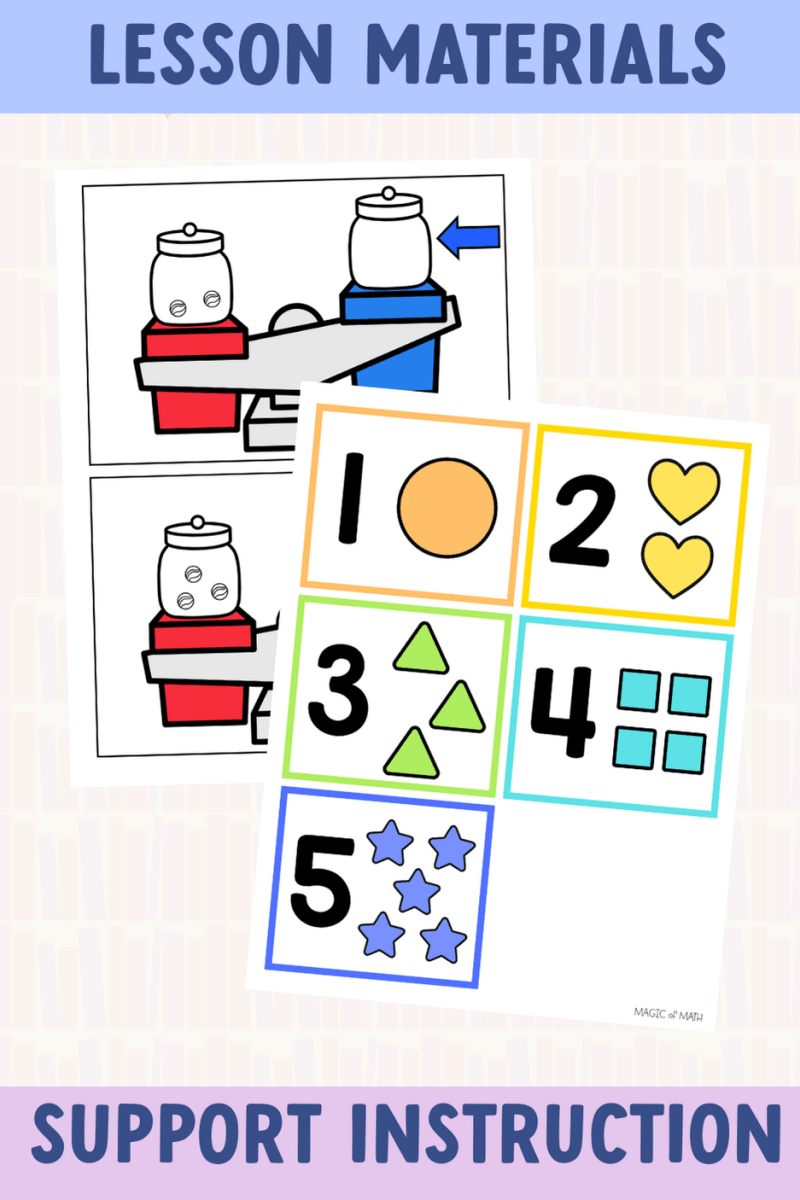 Kindergarten Magic of Math: Comparing Numbers, Equal Numbers 0 - 5 - Shop GYTO - Get Your Teach On