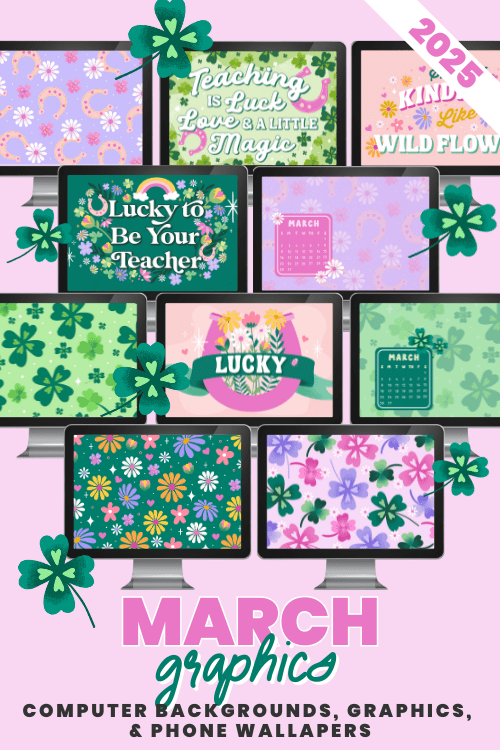 March Classroom Graphics Collection (2025) - GYTO Collective - Get Your Teach On