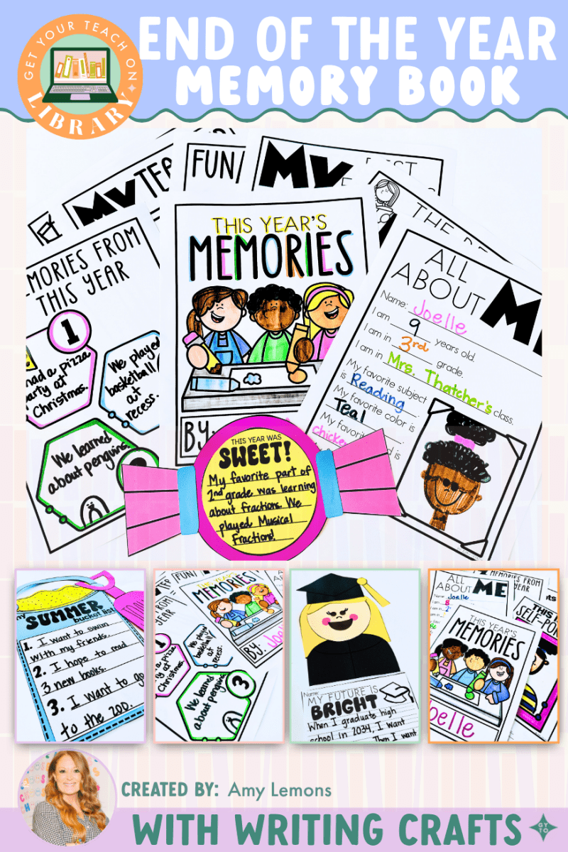 Memory Book and End of the Year Writing Crafts - Shop GYTO - Get Your Teach On