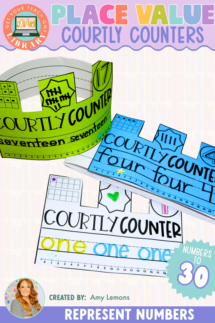 Numbers to 30 Activity: Courtly Counters Number Crowns - Shop GYTO - Get Your Teach On