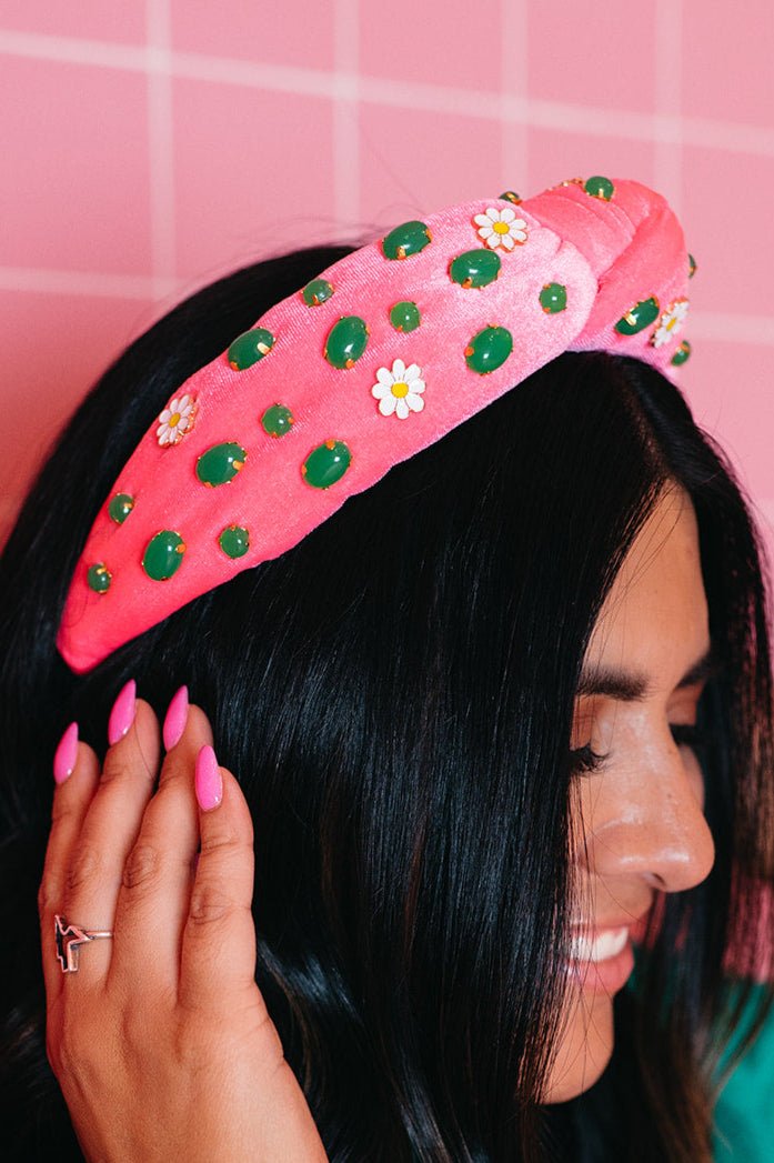 Pink Daisy Headband - GYTO Collective - Get Your Teach On