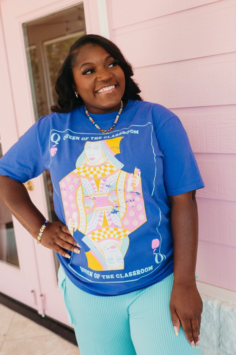 Queen of the Classroom Tee - Purple - Shop GYTO - Get Your Teach On