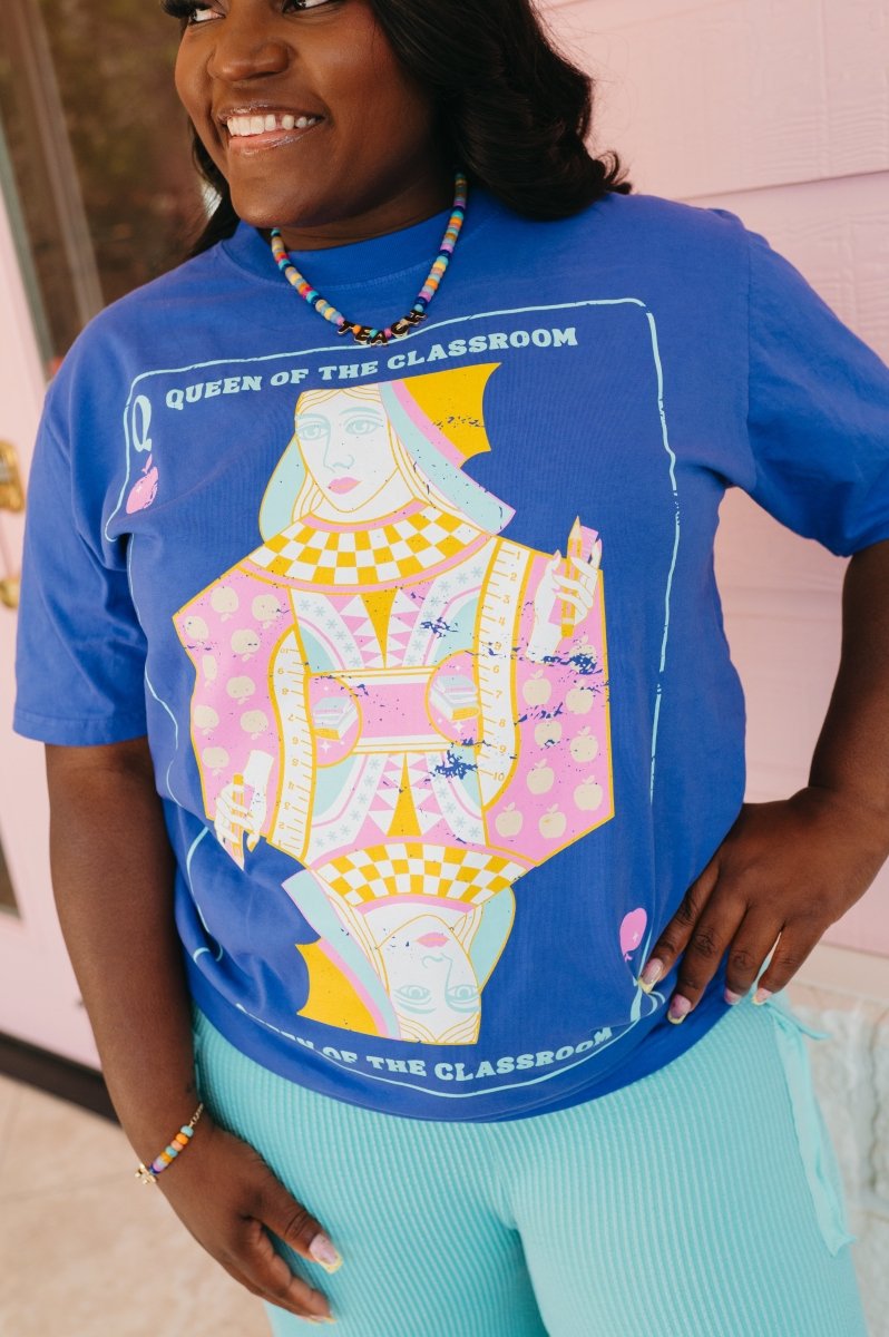 Queen of the Classroom Tee - Purple - Shop GYTO - Get Your Teach On