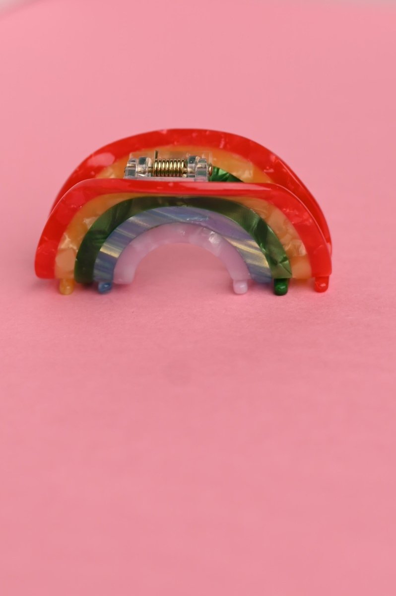 Rainbow Hair Clip - GYTO Collective - Get Your Teach On
