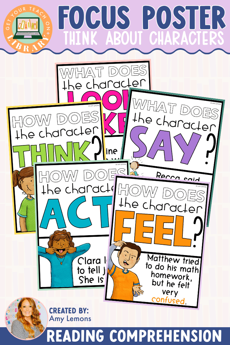 Reading Comprehension Focus Poster: How to Describe Characters - Shop GYTO - Get Your Teach On