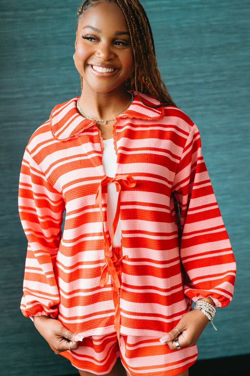 Red/Pink Stripe Set - GYTO Collective - Get Your Teach On