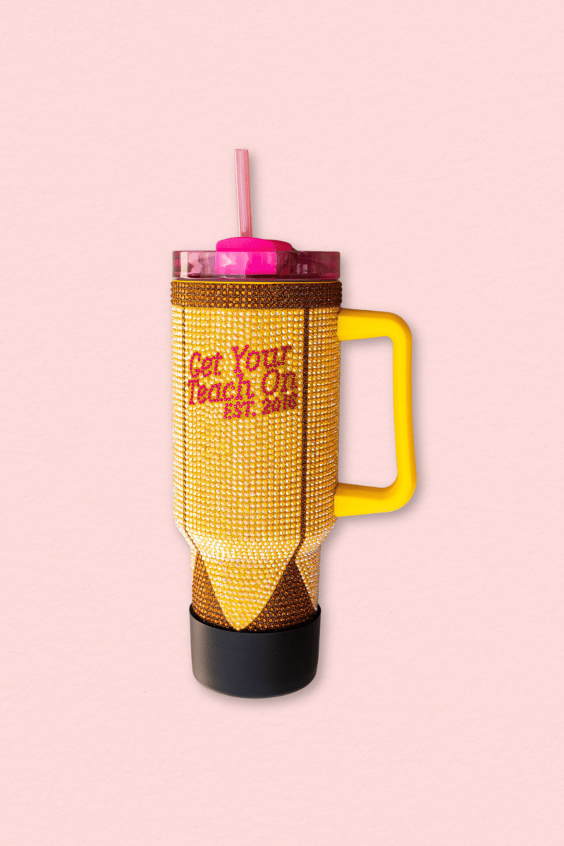Rhinestone Pencil Tumbler - Shop GYTO - Get Your Teach On