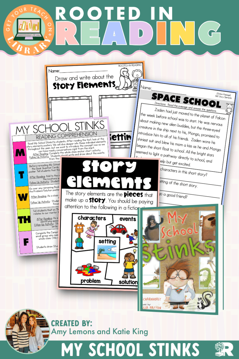 Rooted in Reading: My School Stinks Read Aloud Activities | Reading Comprehension for Point of View - Shop GYTO - Get Your Teach On