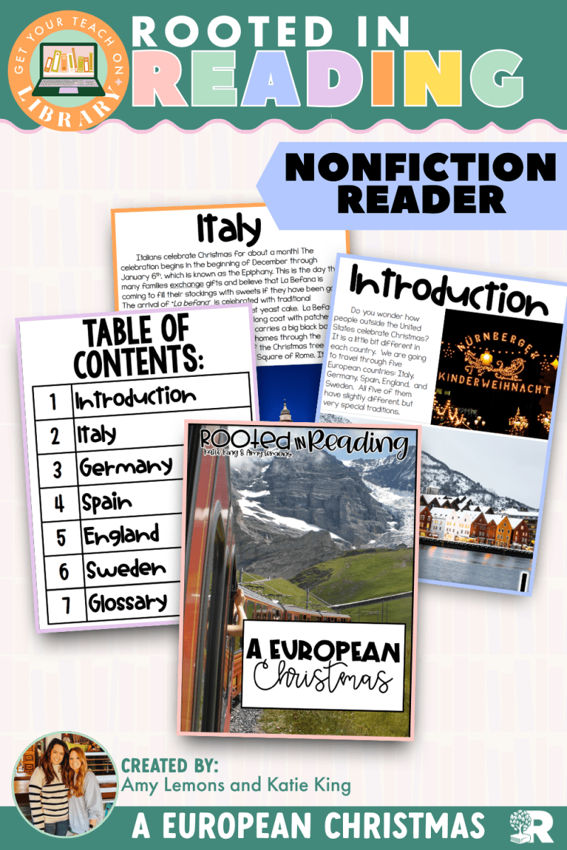 Rooted in Reading Nonfiction Reader: A European Christmas - Shop GYTO - Get Your Teach On