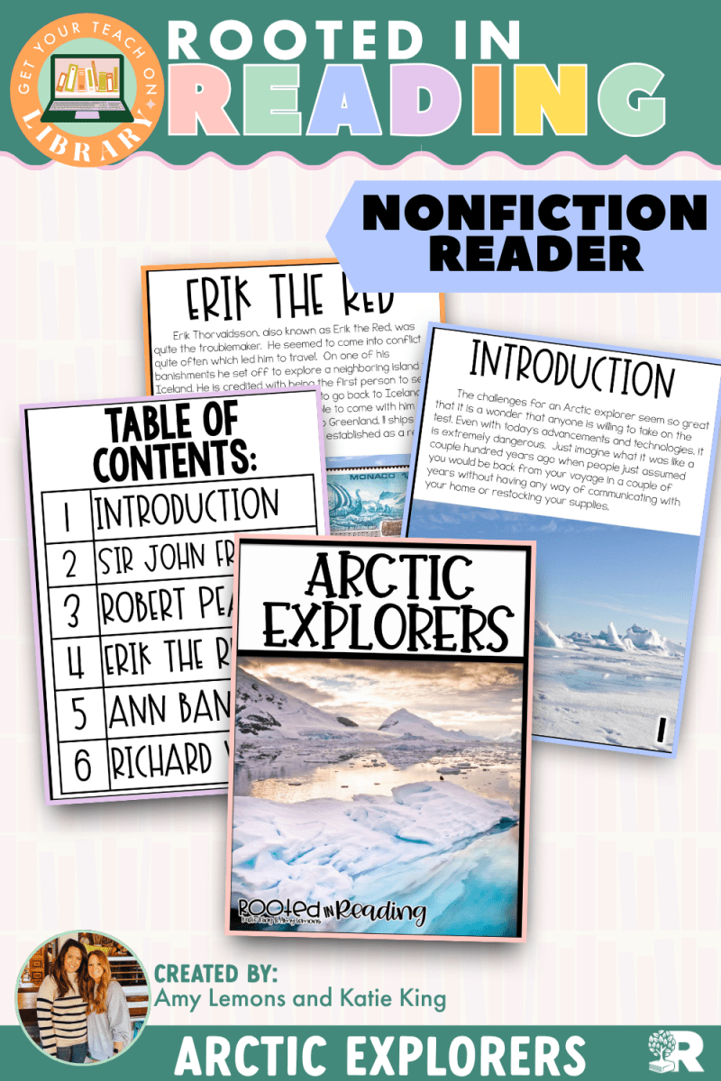 Rooted in Reading Nonfiction Reader: Arctic Explorers - Shop GYTO - Get Your Teach On