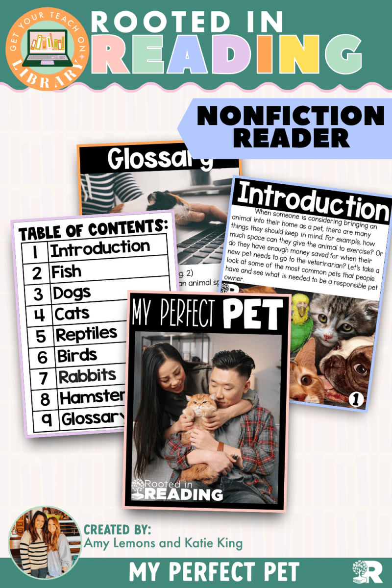 Rooted in Reading Nonfiction Reader: My Perfect Pet - Shop GYTO - Get Your Teach On
