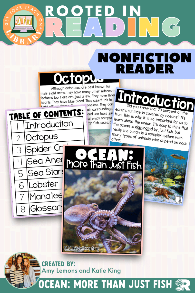 Rooted in Reading Nonfiction Reader: Ocean: More Than Just Fish - Shop GYTO - Get Your Teach On