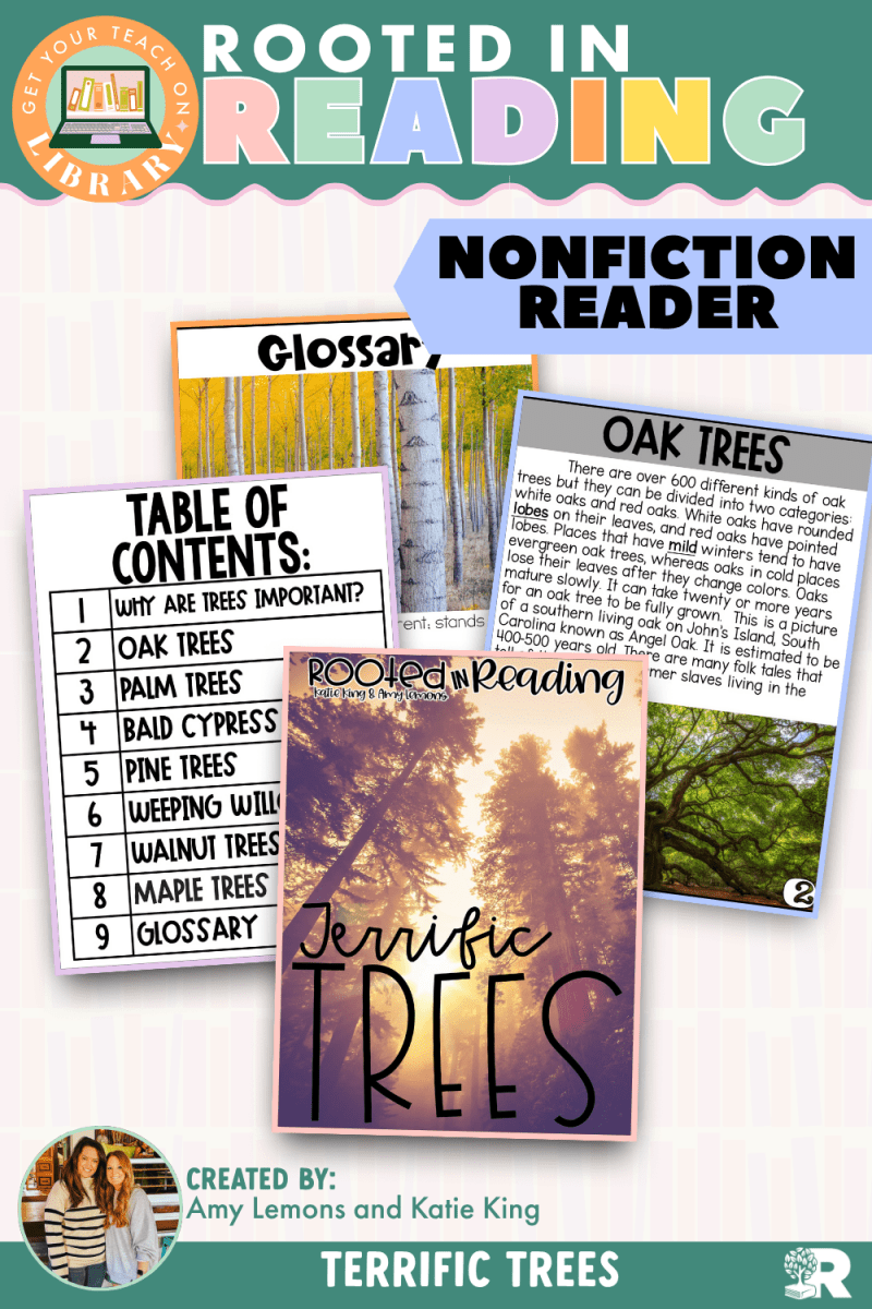 Rooted in Reading Nonfiction Reader: Terrific Trees - Shop GYTO - Get Your Teach On