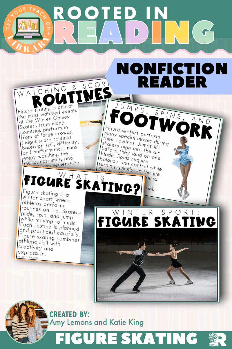 Rooted in Reading Nonfiction Reader: Winter Sport: Figure Skating - Shop GYTO - Get Your Teach On