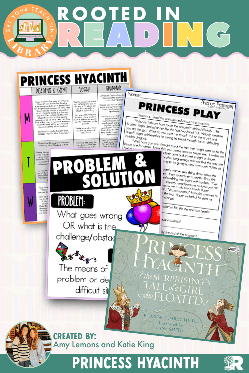Rooted in Reading: Princess Hyacinth | Reading Comprehension Activities for Problem and Solution and Writing a Summary - Shop GYTO - Get Your Teach On