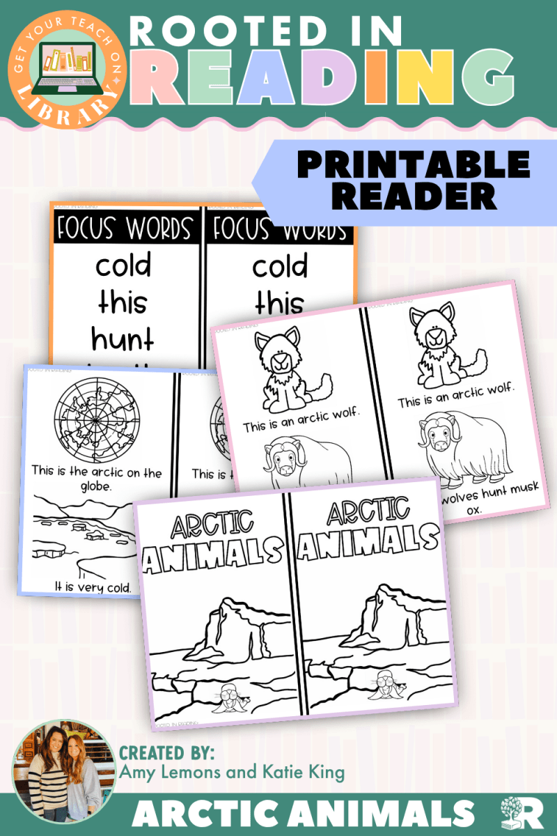 Rooted in Reading Printable Nonfiction Reader: Arctic Animals - Shop GYTO - Get Your Teach On