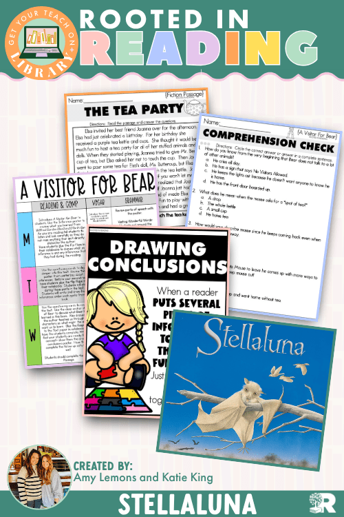 Rooted in Reading: Stellaluna Read Aloud Activities | Reading Comprehension for Sequence of Events and Making Connections - Shop GYTO - Get Your Teach On