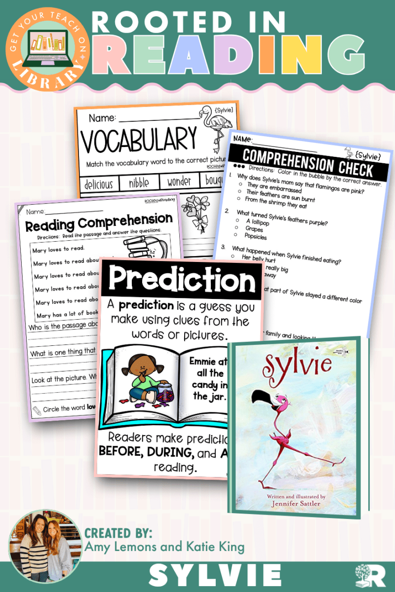 Rooted in Reading: Sylvie Read Aloud Activities | Reading Comprehension for Making Predictions - Shop GYTO - Get Your Teach On