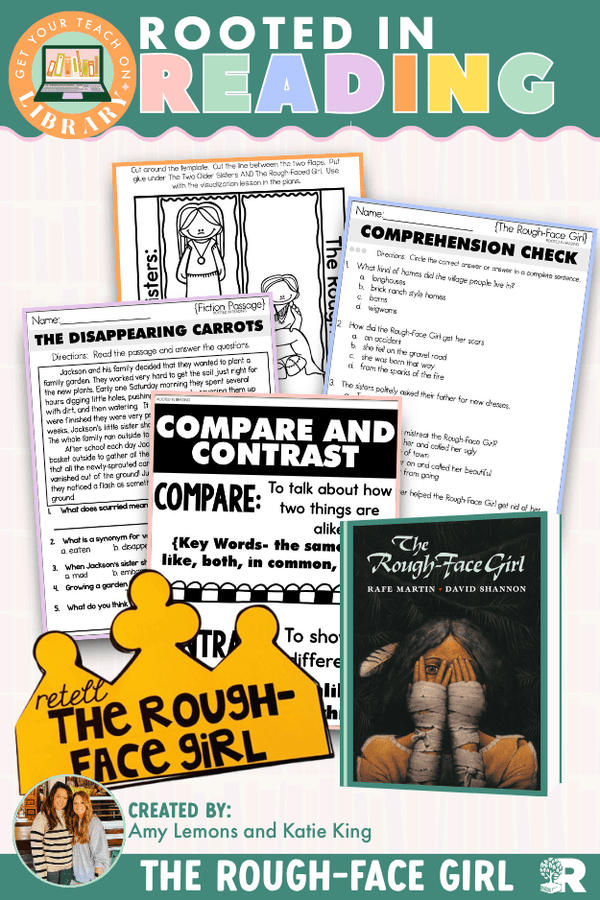 Rooted in Reading: The Rough-Face Girl Read Aloud Activities | Reading Comprehension for Visualizing and Comparing Characters - Shop GYTO - Get Your Teach On