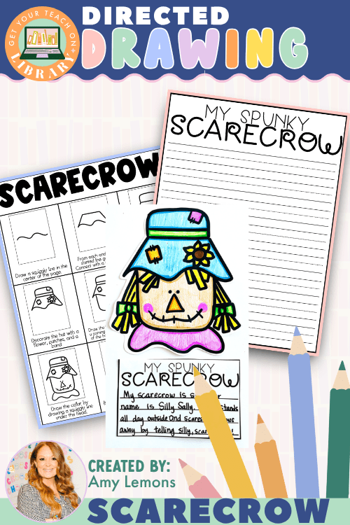 Scarecrow Directed Drawing & Fall Descriptive Writing Activity - Shop GYTO - Get Your Teach On